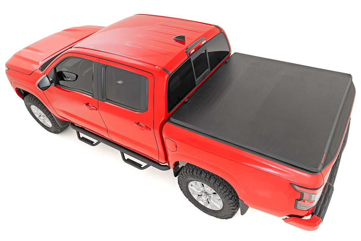 Rough Country Soft Tri-Fold Bed Cover 5' Bed | Nissan Frontier 2WD/4WD (2022-2026)