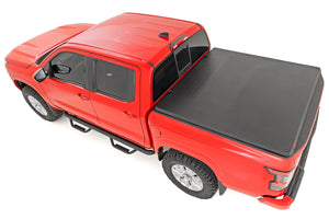Rough Country Soft Tri-Fold Bed Cover 5' Bed | Nissan Frontier 2WD/4WD (2022-2026)
