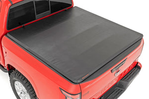 Rough Country Soft Tri-Fold Bed Cover 5' Bed | Nissan Frontier 2WD/4WD (2022-2026)