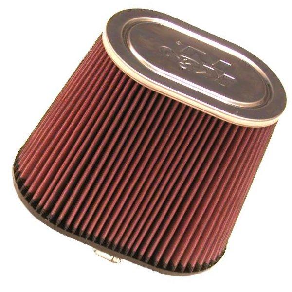 K&N Universal Clamp-On Air Filter 2-1/8in Flange 4in x 3in Base 3in x 2in Top 4in Length