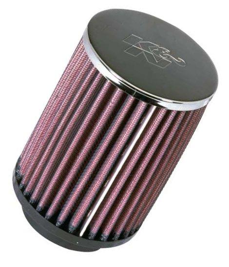 K&N Filter Universal Rubber Filter Round Straight 3.5in Flange ID x 5in OD x 8.5in H