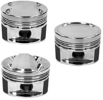 Manley 03-06 EVO VIII/IX 87.0mm-Bore +0.5mm Over Size-8.5/9.0 CR Dish Piston - Single