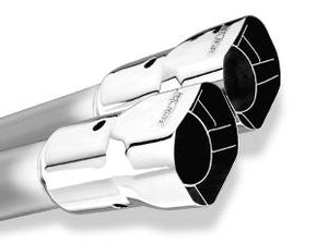 Borla Universal Polished Tip Single Round Turndown/Turnout (inlet 2 1/2in. Outlet 2 1/2in) *NO Retur