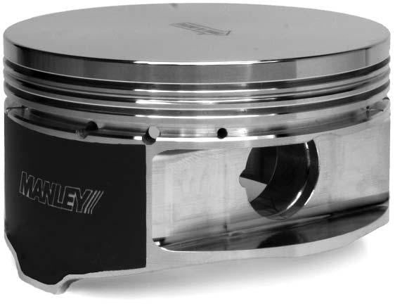 Manley Ford 4.6L/5.4L (3Valve) 3.582in Bore -6.5cc Dish Platinum Series Dish Piston Set