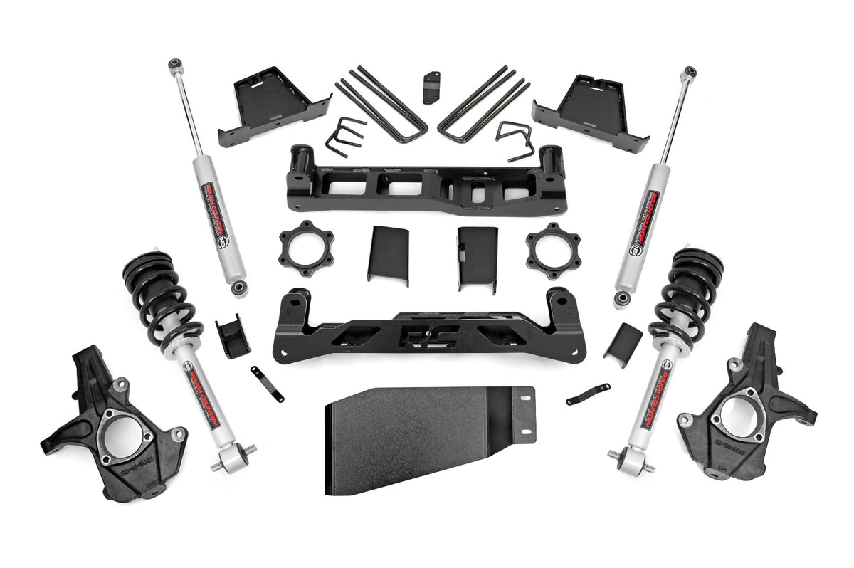 Rough Country 6 Inch Lift Kit | Chevy Silverado & GMC Sierra 1500 4WD (2007-2013)