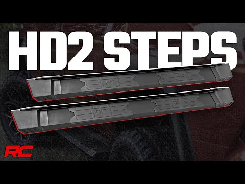 Rough Country HD2 Aluminum Running Boards CrewMax | Toyota Tundra 2WD/4WD (2022-2026)
