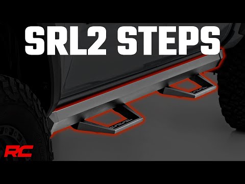 Rough Country SRL2 Adjustable Aluminum Step 4-Door | Ford Bronco 4WD (2021-2026)