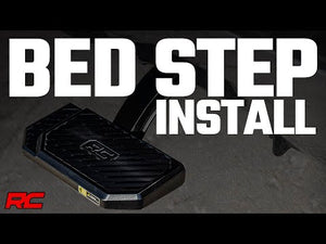 Rough Country Retractable Bed Step Manual Pull | Jeep Gladiator JT 4WD (2020-2026)