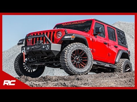 Rough Country 3.5 Inch Lift Kit 4-Door | Jeep Wrangler Unlimited JL (18-23)