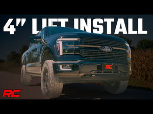 Rough Country 4 inch Lift Kit Forged UCA | M1/M1 | No Cut | Ford F-150 4WD (2021-2026)
