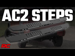 Rough Country AC2 Running Boards Amber/White | 4-Door | Ford Bronco 4WD (2021-2026)