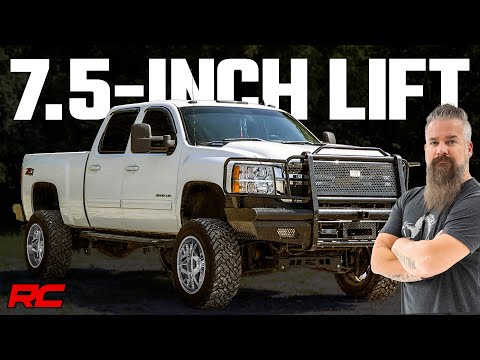 Rough Country 7.5 Inch Lift Kit | Chevy/GMC 2500HD/3500HD (11-19) - Kit 10430