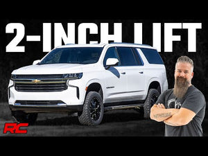 Rough Country 2 Inch Lift Kit | Chevy/GMC SUV 1500 4WD (2021-2026)