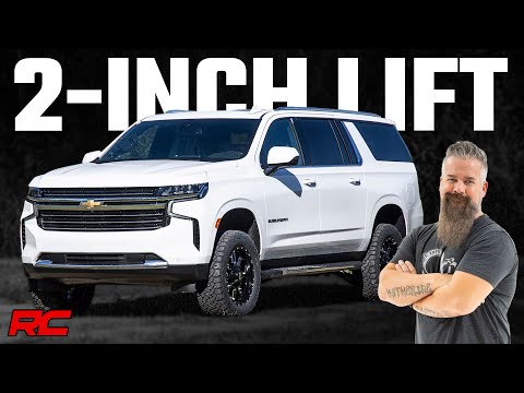 Rough Country 2 Inch Lift Kit | Chevy/GMC SUV 1500 4WD (2021-2026)