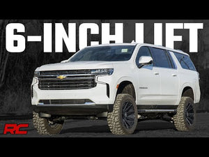 Rough Country 6 Inch Lift Kit | Chevy/GMC SUV 1500 4WD (2021-2026)
