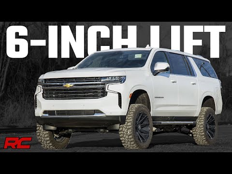 Rough Country 6 Inch Lift Kit | Chevy/GMC SUV 1500 4WD (2021-2026)