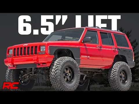 Rough Country 6.5 Inch Lift Kit | Jeep Cherokee XJ 4WD (84-01)