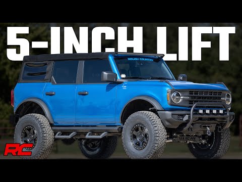 Rough Country 5 Inch Lift Kit | Ford Bronco 4WD (2021-2025)