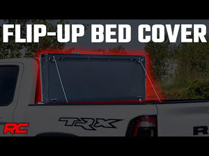 Rough Country Hard Tri-Fold Flip Up Bed Cover | Ford Ranger 2WD/4WD (19-23)