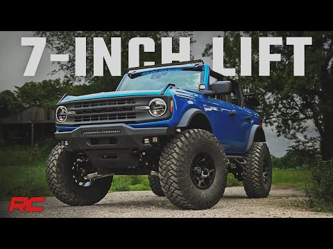 Rough Country 7 Inch Lift Kit 4-Door Base | Ford Bronco 4WD (2021-2025)
