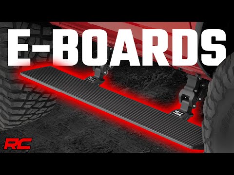 Rough Country Power Running Boards Dual Electric Motor | Crew Cab | Ford F-150 (09-14)