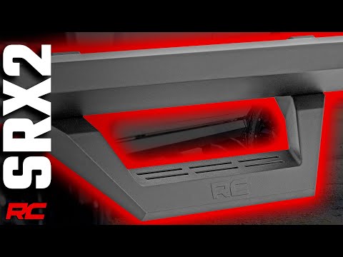 Rough Country SRX2 Adj Aluminum Step Crew Cab | Chevy/GMC 1500/2500HD/3500HD (07-18 & Classic)