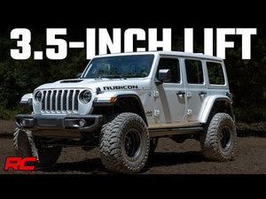 Rough Country 3.5 Inch Lift Kit C/A Drop | 4-Door | 392 | Jeep Wrangler Unlimited (18-23)