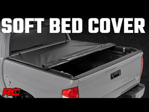 Rough Country Soft Roll Up Bed Cover 5' Bed | Jeep Gladiator JT 4WD (2020-2026)