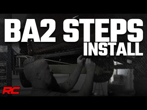Rough Country BA2 Running Boards Side Step Bars | Double Cab | Toyota Tacoma (24-26)