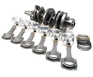 Brian Crower Nissan VQ37HR Stroker Kit - 92mm Stroke Billet Crank Custom Rods (5.886 inch) Custom