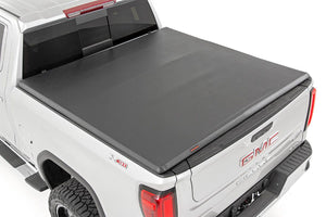 Rough Country Soft Tri-Fold Bed Cover | Chevy/GMC Sierra 1500 (19-26)/Silverado 1500 (19-26)