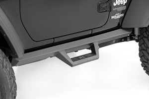 Rough Country Contoured Drop Steps 2 Door | Jeep Wrangler JL 4WD (2018-2026)