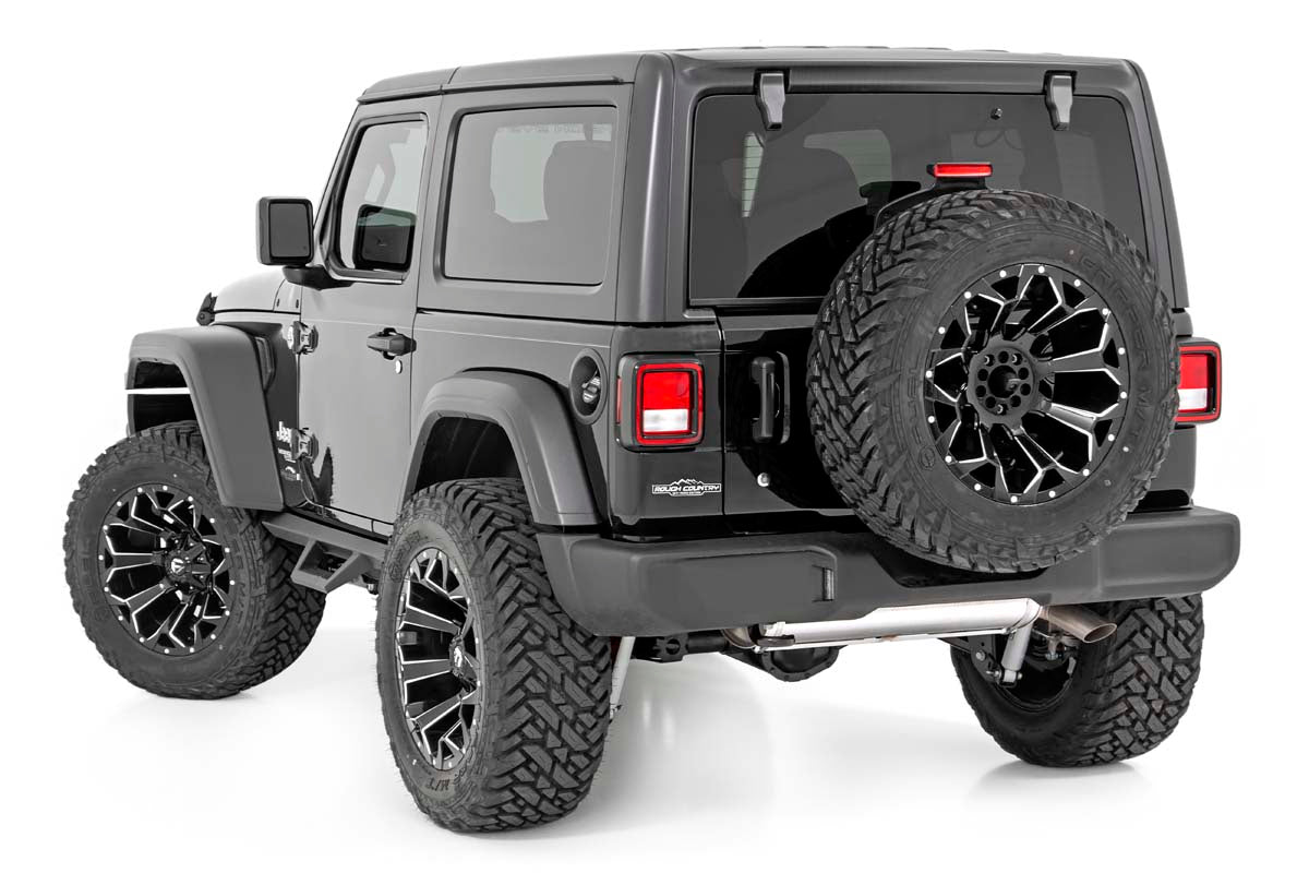 Rough Country Contoured Drop Steps 2 Door | Jeep Wrangler JL 4WD (2018-2026)