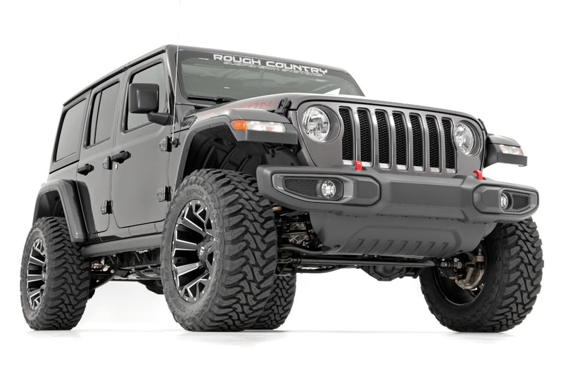 Rough Country 2.5 Inch Lift Kit 4-Door | Jeep Wrangler Unlimited Rubicon 4WD (2024-2026)