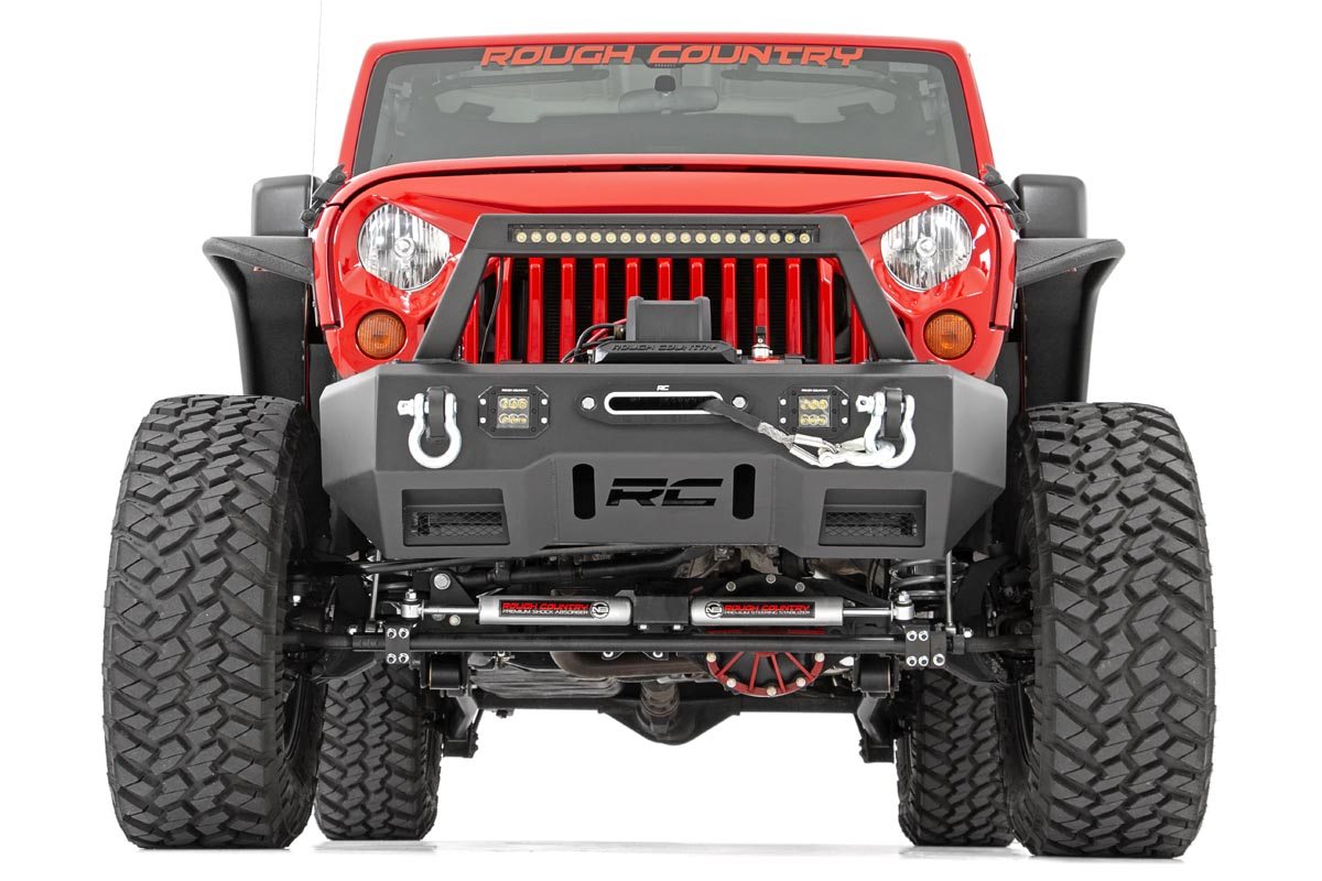 Rough Country Flat Fender Flare Steel | Jeep Wrangler JK (2007-2018)