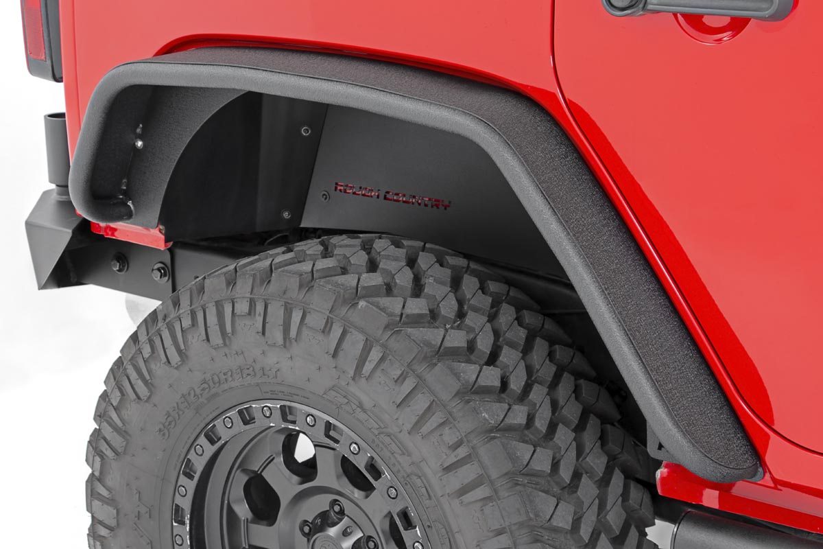 Rough Country Flat Fender Flare Steel | Jeep Wrangler JK (2007-2018)