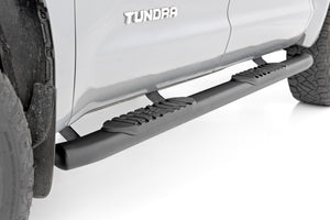 Rough Country Oval Nerf Step Crew Cab | Black | Toyota Tundra 2WD/4WD (2007-2021)