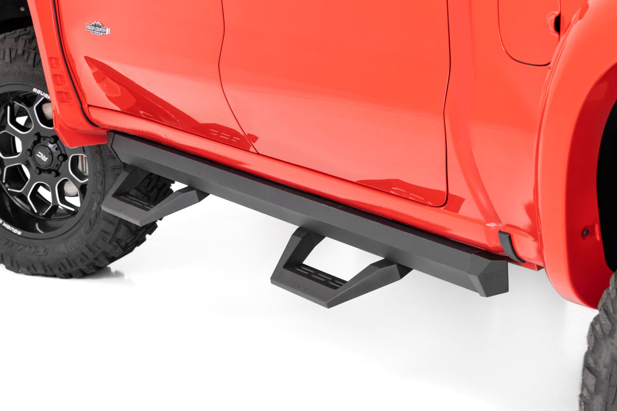 Rough Country SRX2 Adj Aluminum Step Crew Cab | Chevy/GMC 1500/2500HD (19-26)