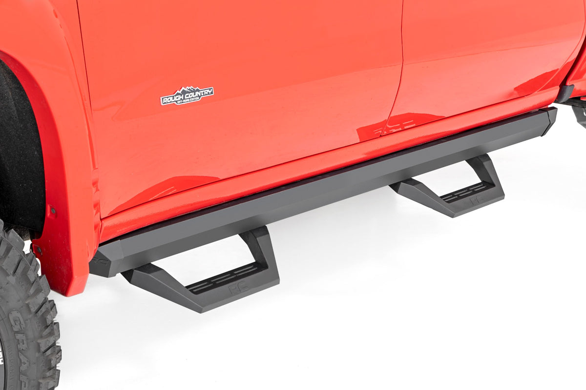 Rough Country SRX2 Adj Aluminum Step Crew Cab | Chevy/GMC 1500/2500HD (19-26)
