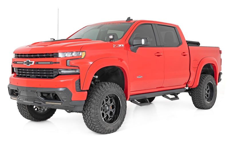 Rough Country SRX2 Adj Aluminum Step Crew Cab | Chevy/GMC 1500/2500HD (19-26)