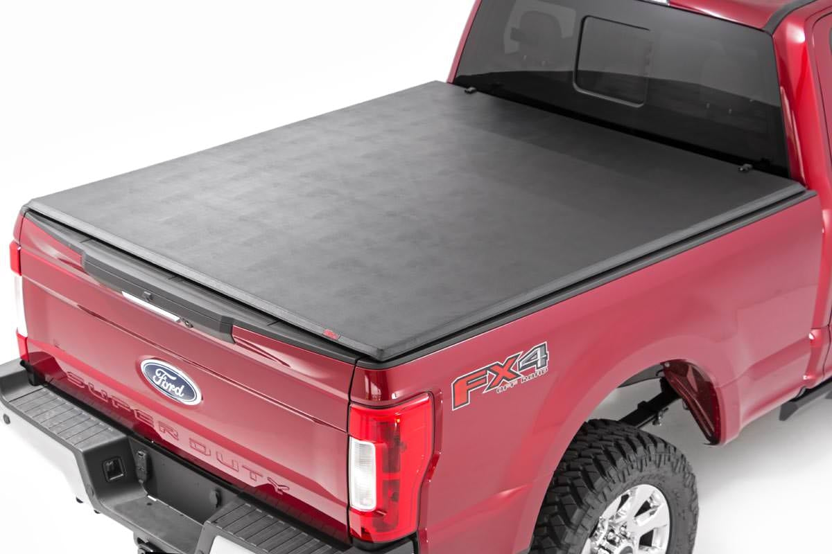 Rough Country Soft Tri-Fold Bed Cover 6'10
