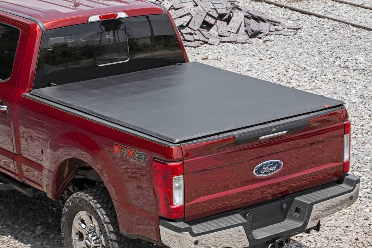 Rough Country Soft Tri-Fold Bed Cover 6'10