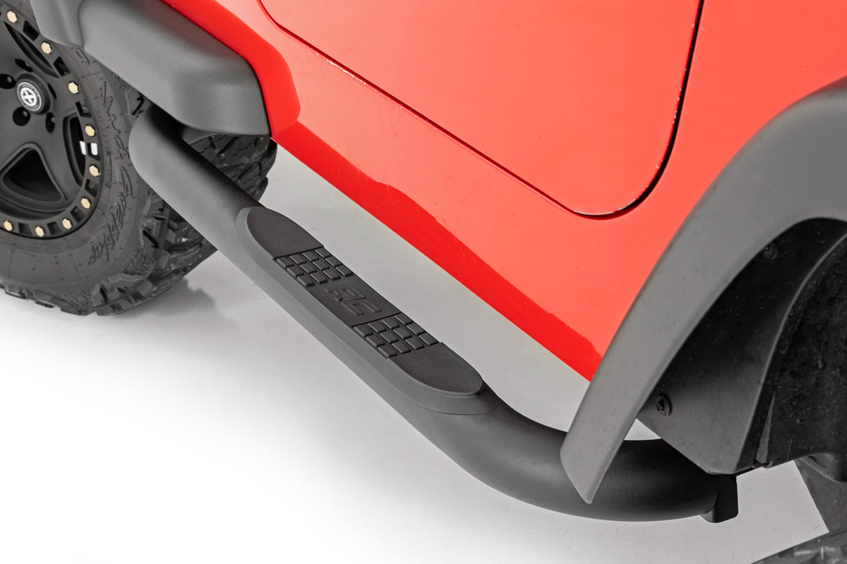 Rough Country Nerf Steps 3-Inch Tube | Jeep Wrangler TJ (97-06)/Wrangler YJ (87-95)