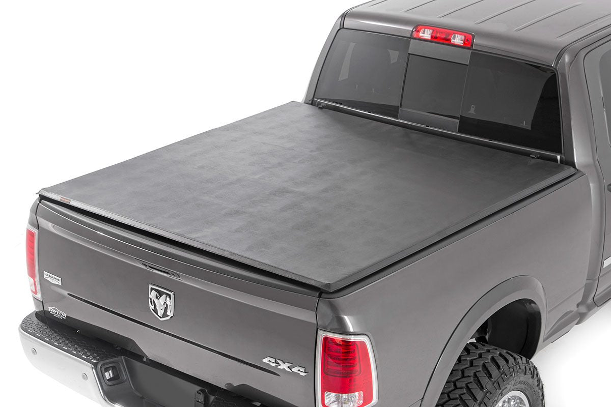 Rough Country Soft Tri-Fold Bed Cover | Ram 1500/2500/3500 2WD/4WD (2010-2026 & Classic)