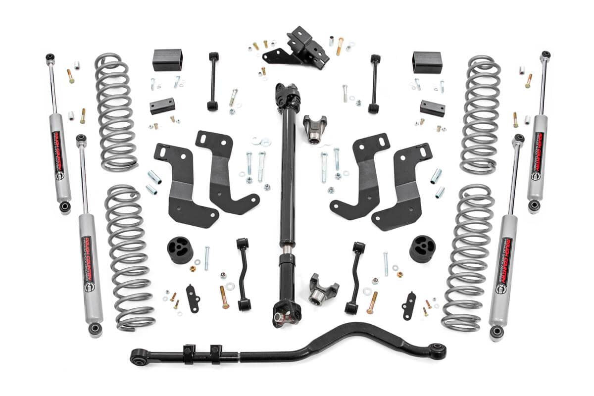 Rough Country 3.5 Inch Lift Kit 4-Door | Jeep Wrangler Unlimited JL (18-23)
