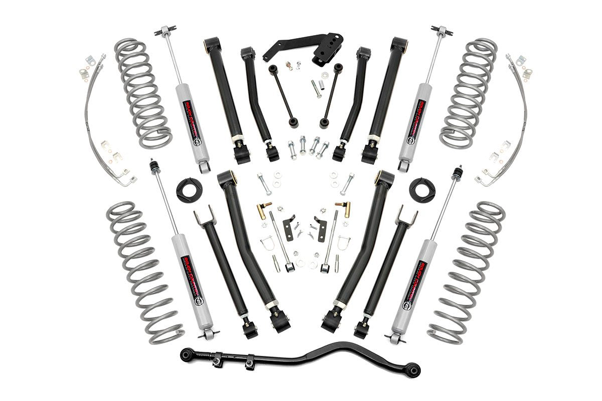 Rough Country 4 Inch Lift Kit 2-Door | Jeep Wrangler JK 4WD (2007-2018) - Kit 67330