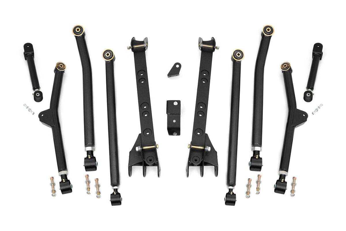 Rough Country Long Arm Upgrade Kit 4-6 Inch Lift | Jeep Wrangler Unlimited 4WD (04-06)