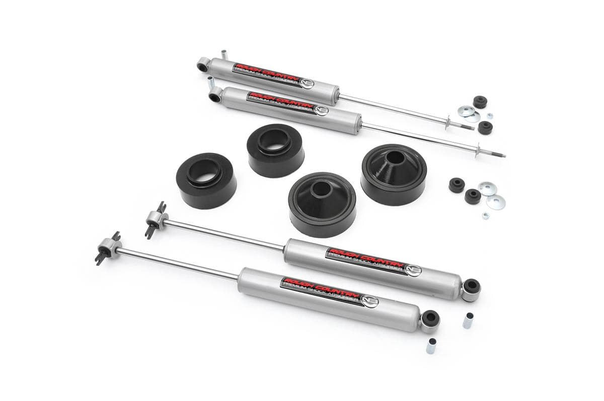 Rough Country 1.75 Inch Lift Kit | Jeep Wrangler JK (2007-2018)
