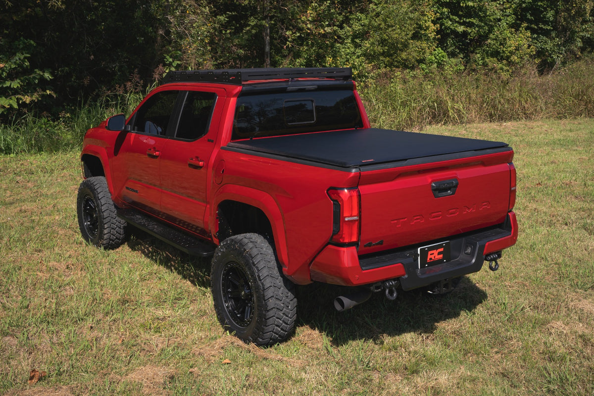 Rough Country Soft Roll Up Bed Cover 5' Bed | Toyota Tacoma 2WD/4WD (2024-2026)