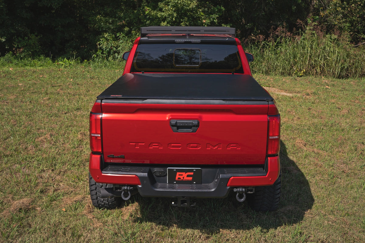 Rough Country Soft Roll Up Bed Cover 5' Bed | Toyota Tacoma 2WD/4WD (2024-2026)